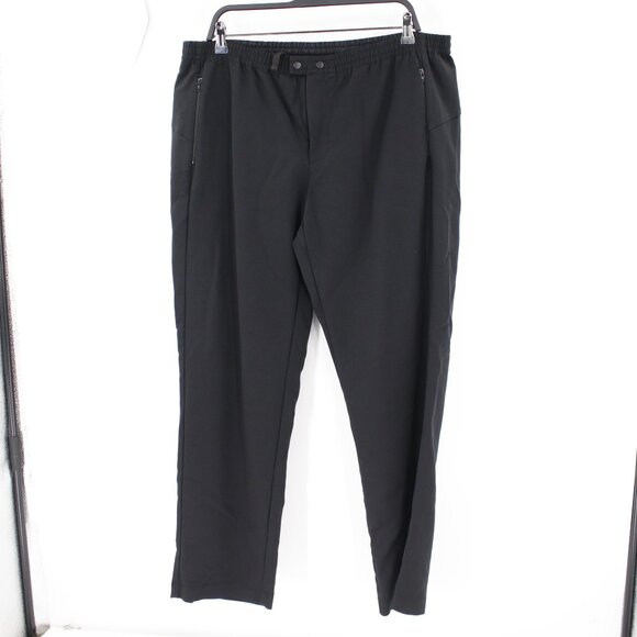 Pashko pants mens XXL  Reflection Travel Leisure jogger waist drawstring black - Picture 1 of 11